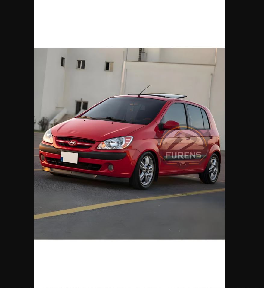 Для Hyundai Getz 2001-2011 совместимый H-образный гибкая передняя губа 2 части передняя крышка - комплект кузова боковые юбки диффузор закрылки крыло