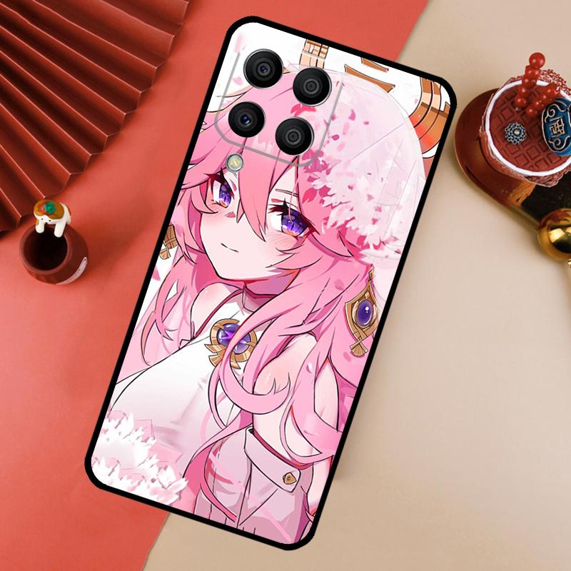 Yae Miko Genshin Impact For Samsung Galaxy M32 M16 M06 M12 M55 M15 M35 M14 M34 M54 M11 M21 M31 M13 M33 M53 M52 Case