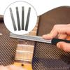 4 шт. напильники для гитарного порожка Прочный аксессуар для DIY-энтузиастов Набор инструментов для ремонта гитарного мастера Ремонт