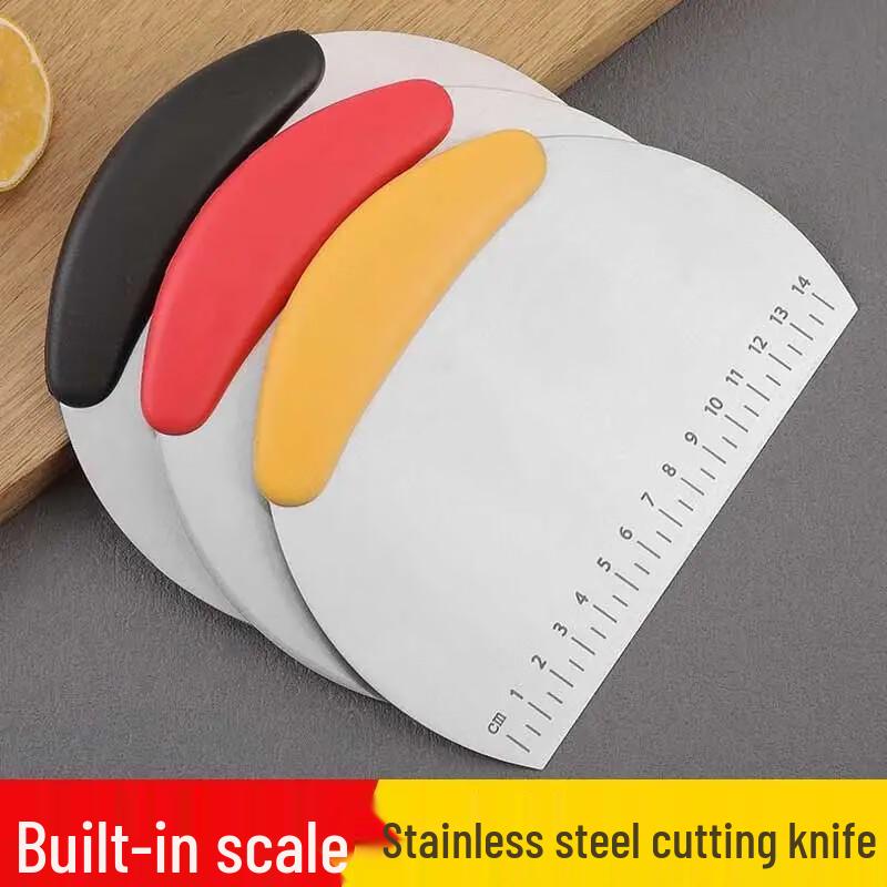 Скребок и резак для теста из нержавеющей стали