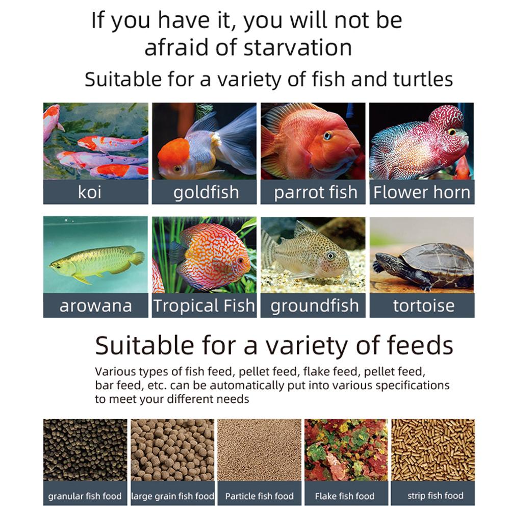 Wi-Fi интеллектуальная автоматическая кормушка для аквариума, кормушка для золотых рыбок, 100 мл, кормушка для рыб большой емкости