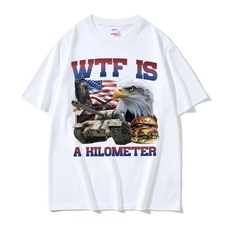 Wtf Is A Kilometer Funny Meme Graphic T Shirt Women Fashion Retro Female Tshirts Unisex Casual Short Sleeve Tshirt Y2k