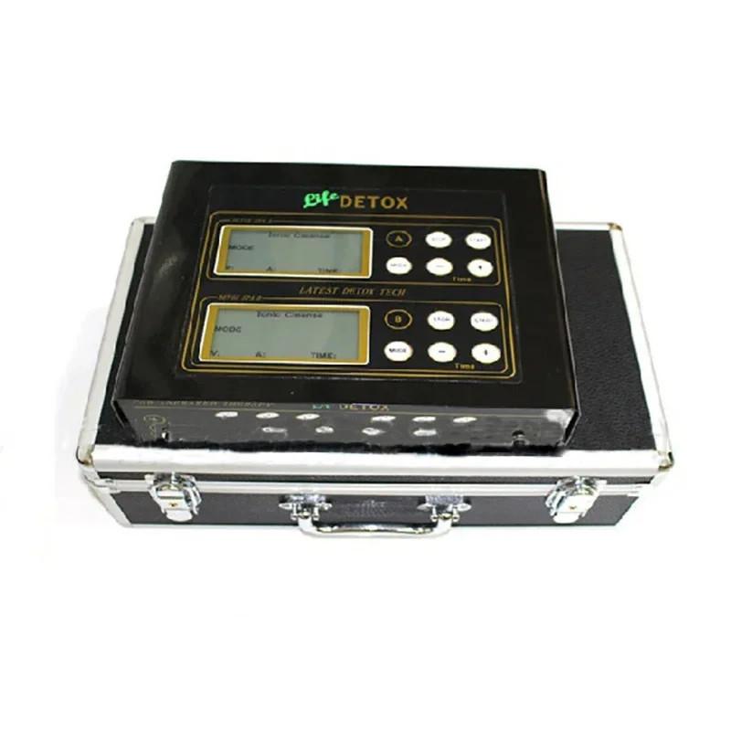 Новый детокс-спа-аппарат для ног с двумя ионными ячейками, очищающий массажер, инфракрасный прибор для ванночек для ног