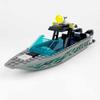 MOC World Camo Submarines Police Dog Speedboats Rubber Boats War Scene Military Building Blocks Model Bricks Kits Sets Ideas