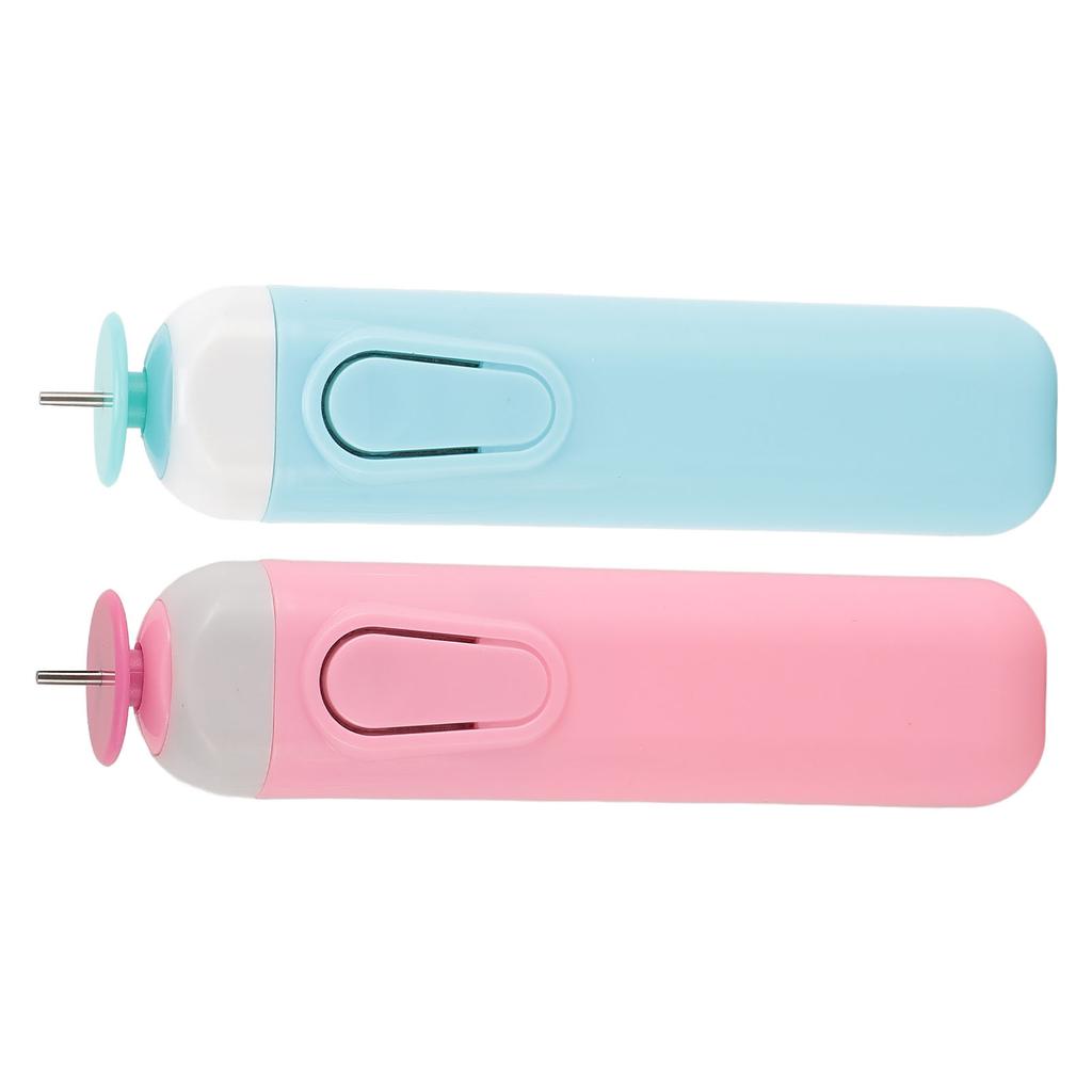 Электрическая ручка для скручивания бумаги Легкий пластиковый и металлический электрический инструмент для квиллинга с прорезями