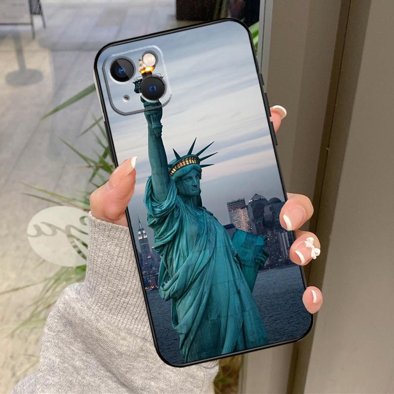 Чехол для iPhone 16 Pro Max 15 14 12 11 13 17 Pro Max Plus 12 13 Mini 16e 17 Air с изображением Нью-Йорка Задняя крышка
