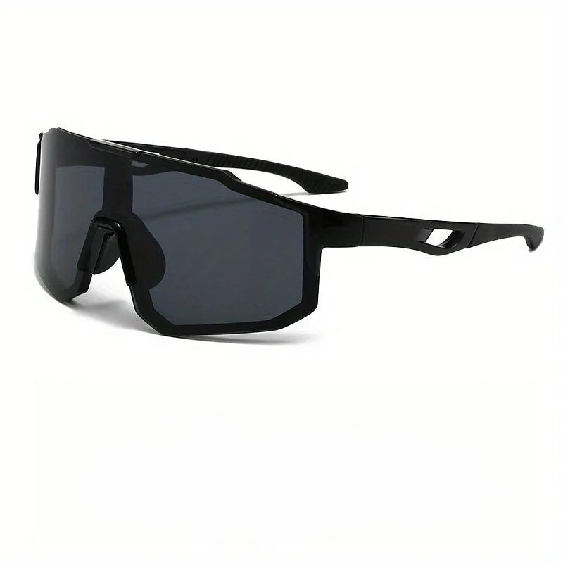 4 шт. Новые велосипедные солнцезащитные очки Большая оправа UV400 Защита от УФ-лучей Защита от ультрафиолета Спорт на открытом воздухе Ветрозащитные Анти-ультрафиолетовые Пешие прогулки Альпинизм