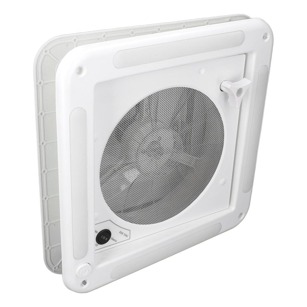 Крышный вентилятор RV 12 В 3,6 Вт Реверсивный вытяжной вентилятор Вентиляция воздуха Потолочный вентилятор с подсветкой для лодки