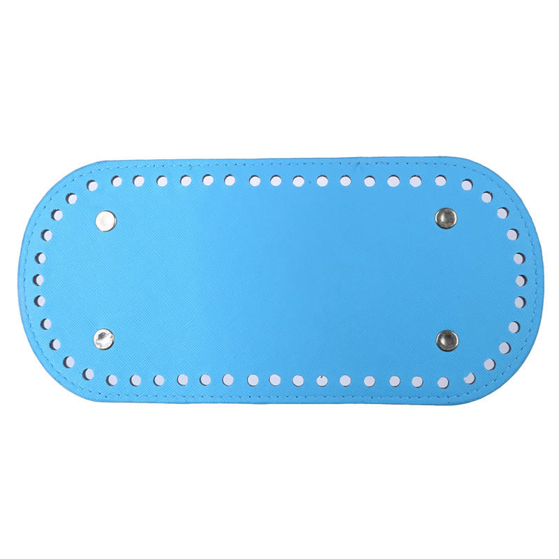 Креативная овальная форма DIY ручной работы плетёная сумка основа для подушки с отверстиями дно с заклёпками аксессуары