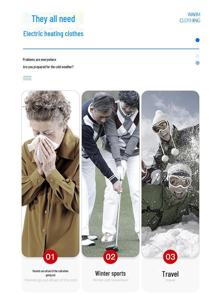 Nine-Zone USB Heated Vest - Smart Design for Couples - Stay Warm with Constant Temperature Heating - New Style Technology