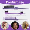 3pcs Hair Styling Comb Set Hair Brush Accessories Double Sided Edge Control Hair Combs