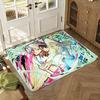 Little Witch Academia Floor Mat Soft Thickened Absorbent Non-Slip Bedroom Living Room Door Mat Home Decor Flannel Rugs