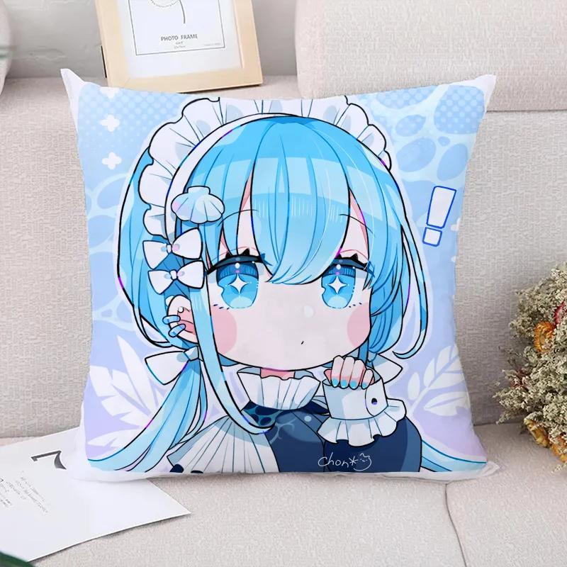 Аниме Девушка Наволочки Декоративные Наволочки Наволочка Чехол для Подушки Подушки для Дивана Наволочки Осенний Декор Дом