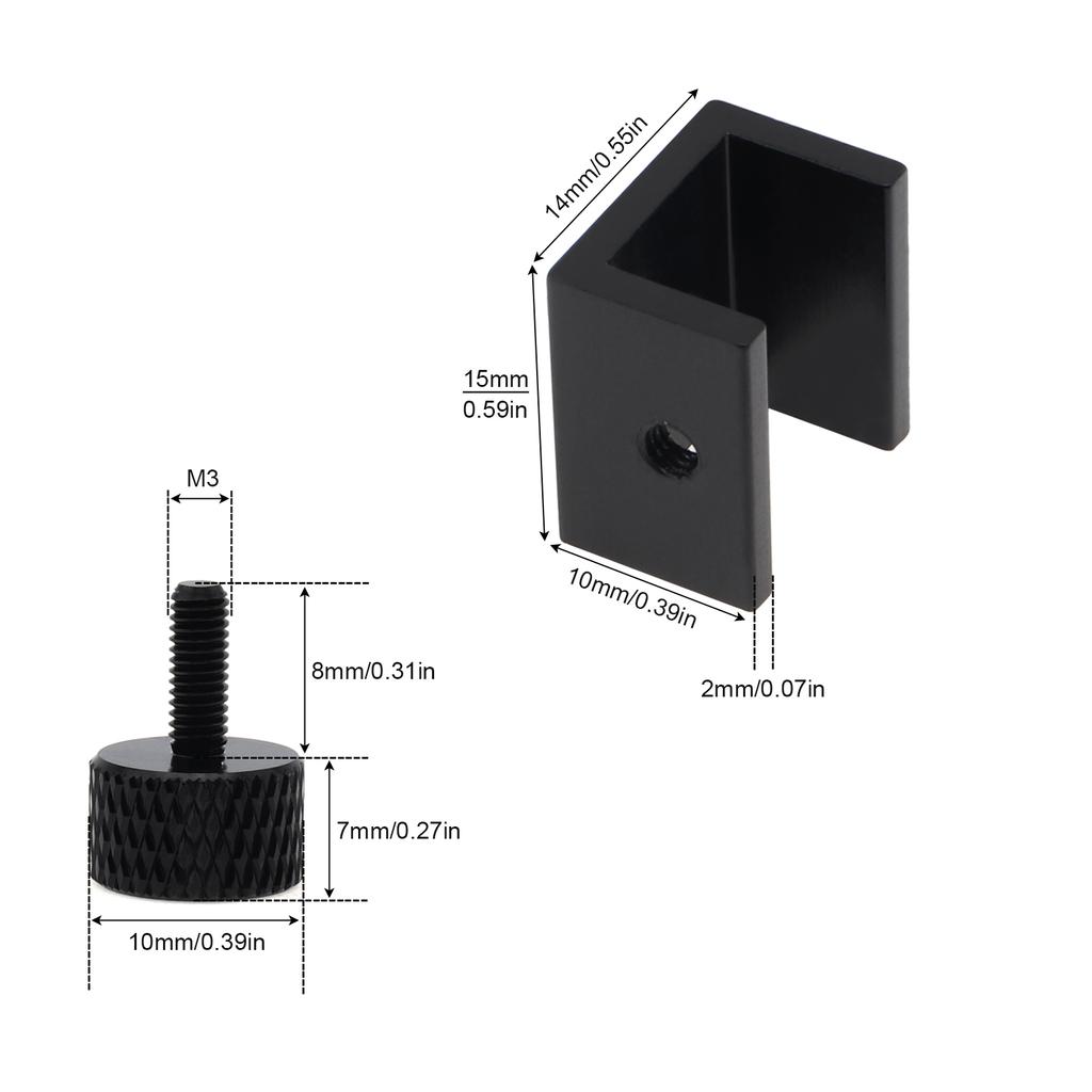 4 шт. алюминиевая ручная выравнивающая гайка, подходит для Creality/Ender 3/5 CR 10/20 серии/3D-принтера