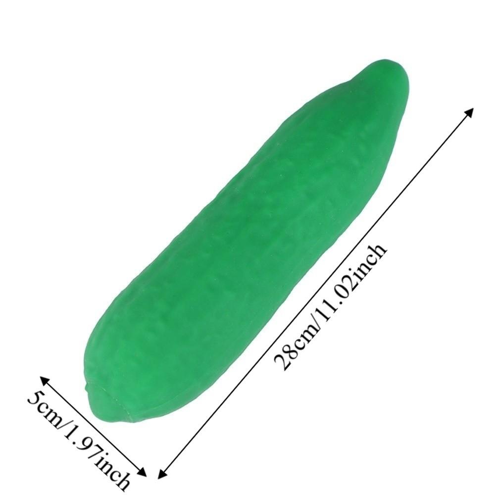 Super Soft Cucumber Squeeze Model Simulation Vegetable Pinch Slow Rebound Cucumber  Photo Prop