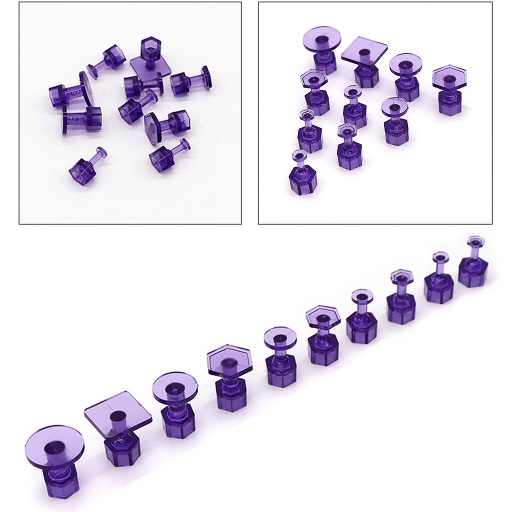 10 шт. PDR Присоски для удаления вмятин Набор инструментов для ремонта вмятин Клеевые присоски Кузовные комплекты