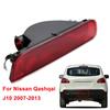 Car Red Lens Rear Bumper Fog Light Tail Lamp Fit For Nissan Qashqai 2007-2013