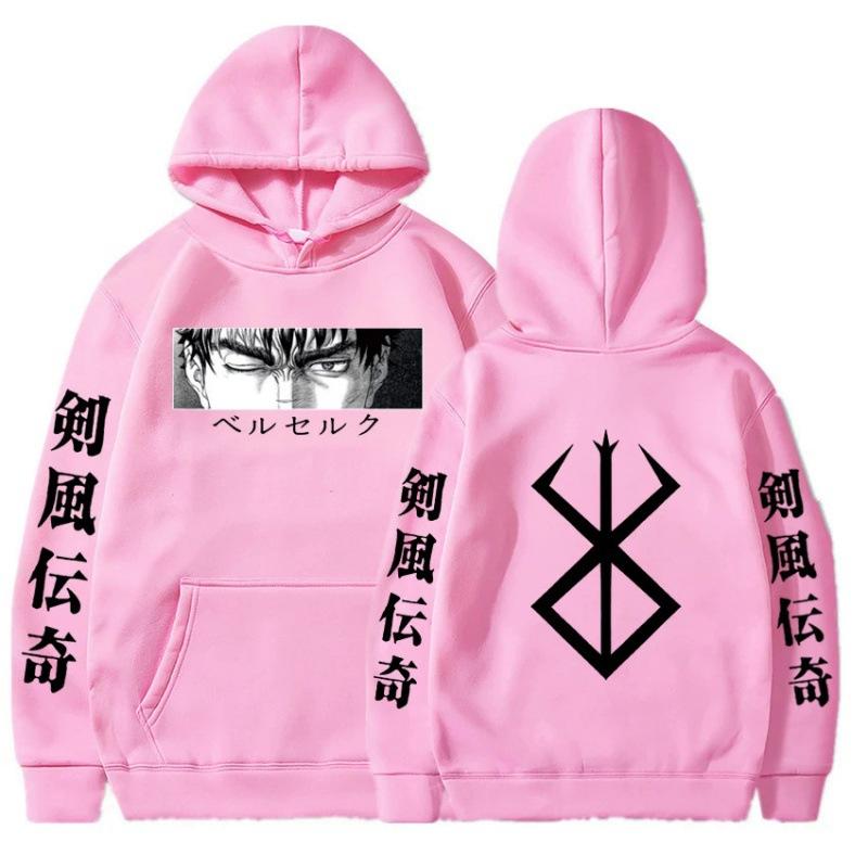 Толстовки с капюшоном Anime Berserk Hoodie Осень-Зима