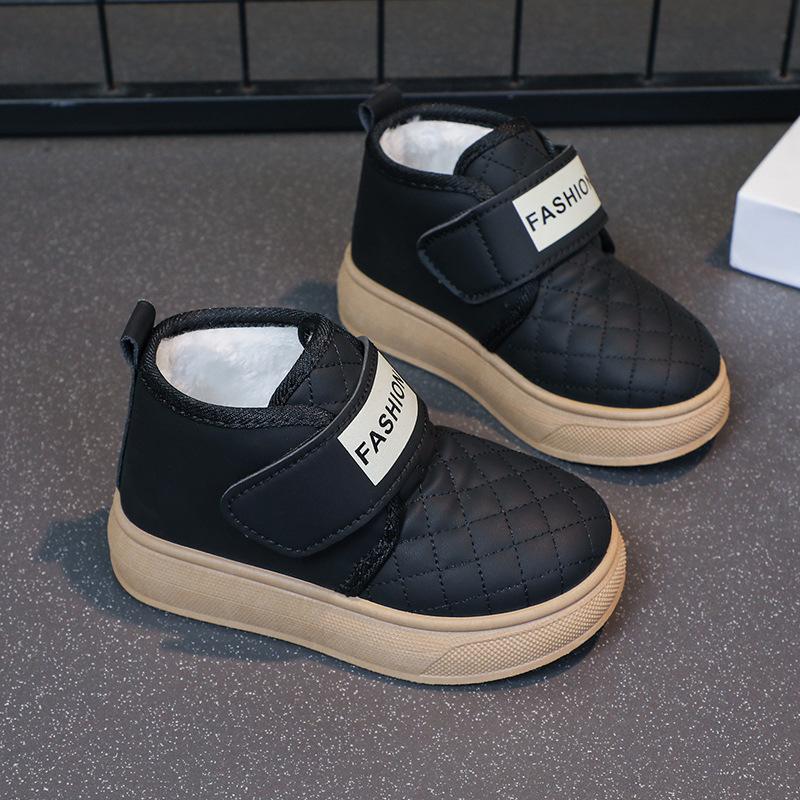 Модные Детские Снежные Ботинки Первые Шаги на Весну 2025 Мягкая Подошва Детские Кроссовки Мальчики Девочки Повседневные Ботинки для Маленького Ребенка