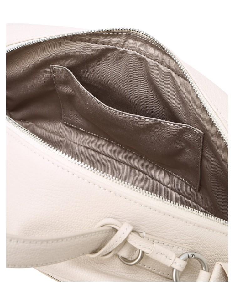 Athe Vanessabruno [Fidele] Ivory Leather Fidel Tote And Crossbody Bag S Aaba6F275Iv