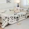 INS Style Cartoon Sofa Towel Cover Cloth Chenille Dust-Proof Sofa Towel Sofa Cover Sofa Cushion