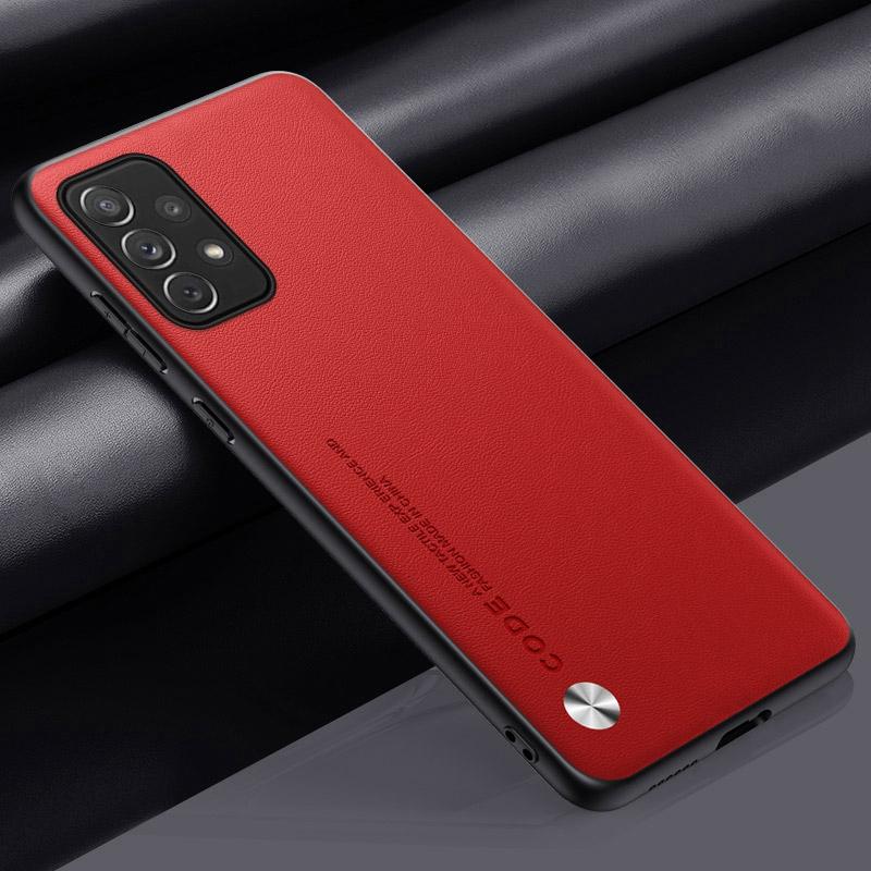 Роскошный чехол из искусственной кожи для Samsung Galaxy A32 A52 A52S A72 4G M52 5G, задняя крышка, матовый силиконовый чехол для телефона с полной защитой