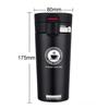 HOT Premium Travel Coffee Mug Stainless Steel Thermos Tumbler Cups Vacuum Flask Thermo Water Bottle Tea Mug Thermocup