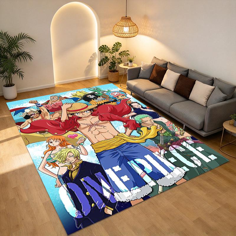 O-One Piece Area Rug Carpet For Bedroom Game Playroom Living Room Nonslip Sofa Office Home Decor Doormat Christmas Gift C375