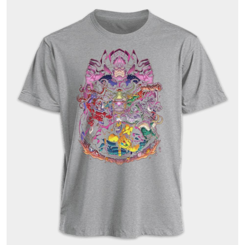 Men's and Women's T-shirts Thanos Galactus Summer American Spring and Autumn New Oversized Harajuku Fashion Short Sleeves