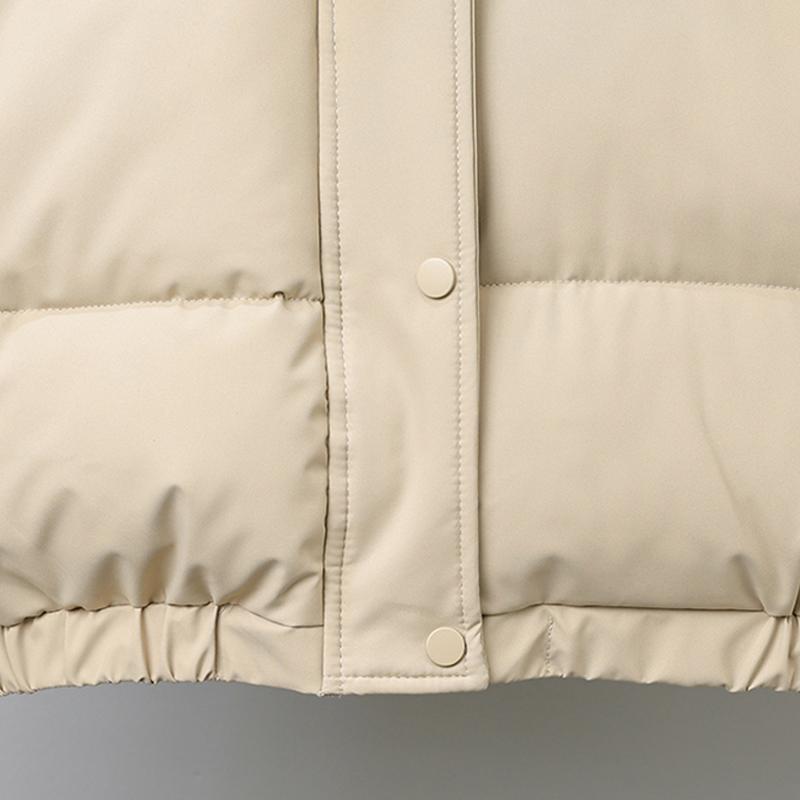 Модное зимнее пальто женское короткое парки с капюшоном воротник из искусственного меха свободное толстое теплое женские куртки