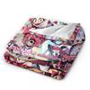Hazbins Hoteles Anime manta suave avión viaje ropa de cama de felpa lanza esponjosa sala de estar colcha de franela funda de sofá cama