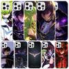 Мягкий чехол Code Geass для iPhone 16 17 Air 15 14 Pro Max 16E Чехол для телефона 13 Mini 12 11 7 SE 8 С рисунком Подходящие чехлы 16 17
