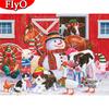 Full Square Diamond Painting Dog Rhinestone Kit Sale 5D DIY Diamond Embroidery Animal Mosaic Winter Home Decoration