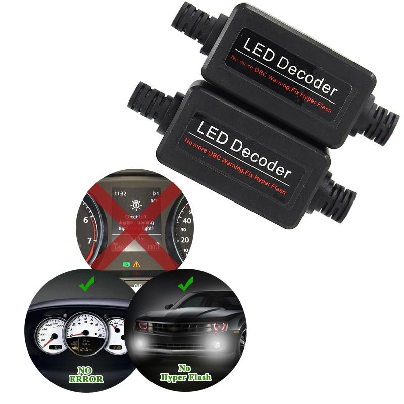 Caubus Resistor T20 7440 7443 W21/5W W21W LED Turn Signal reverse Brake lights No Error Flickering Load Decoder Fix Hyper Flash