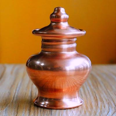 Мини-Красный Медный Драгоценный Камень Богатство Водолея Украшения Тибетский Чистый Медь Мани Сокровище Бутылка Водолея Горшок Тибетская Тантра Буддизм Тибетский