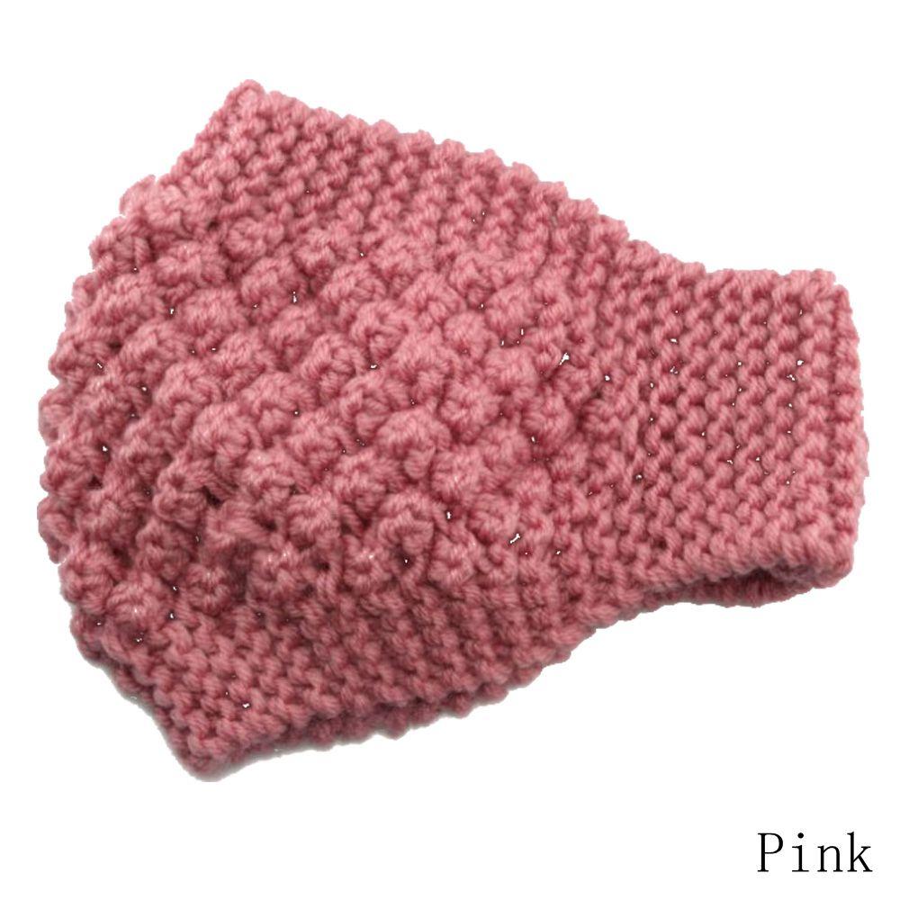 Подарочный тюрбан, аксессуары для волос, вязаная шерстяная повязка на голову для девочек, эластичная повязка для волос, связанная крючком