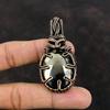 Pyrite Pendant Copper Wire Wrapped Pendant Handmade Pendant Copper Jewelry Gemstone Pendant Designer Pendant Pyrite Jewelry Anniversary Gift
