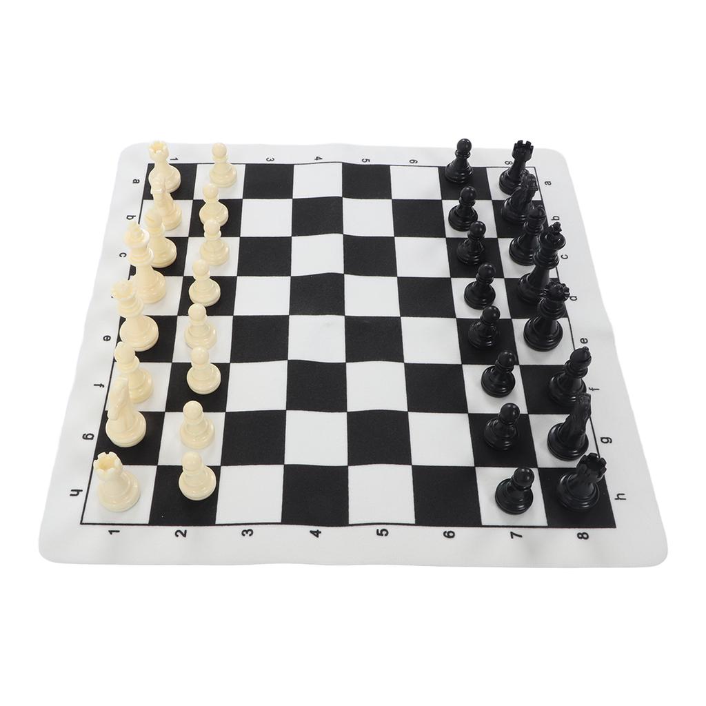 Chess Game Board Set Portable Travel Chess Board Game Set for Kids Adults Beginners