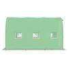 VidaXL Greenhouse Tent Shelter Plants Greenhouse Flower Greenhouse Plant Greenhouse Garden Greenhouse Outdoor Greenhouse 6.86 M² Green PE Fabric 48164