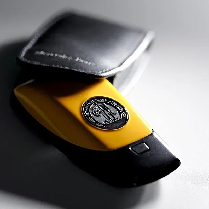 hot Black AFFALTERBACH Key Back Shell Case Cover AMG Mercedes Benz Brabus Maybach W221 W212 W463 C/E/S/G KB3