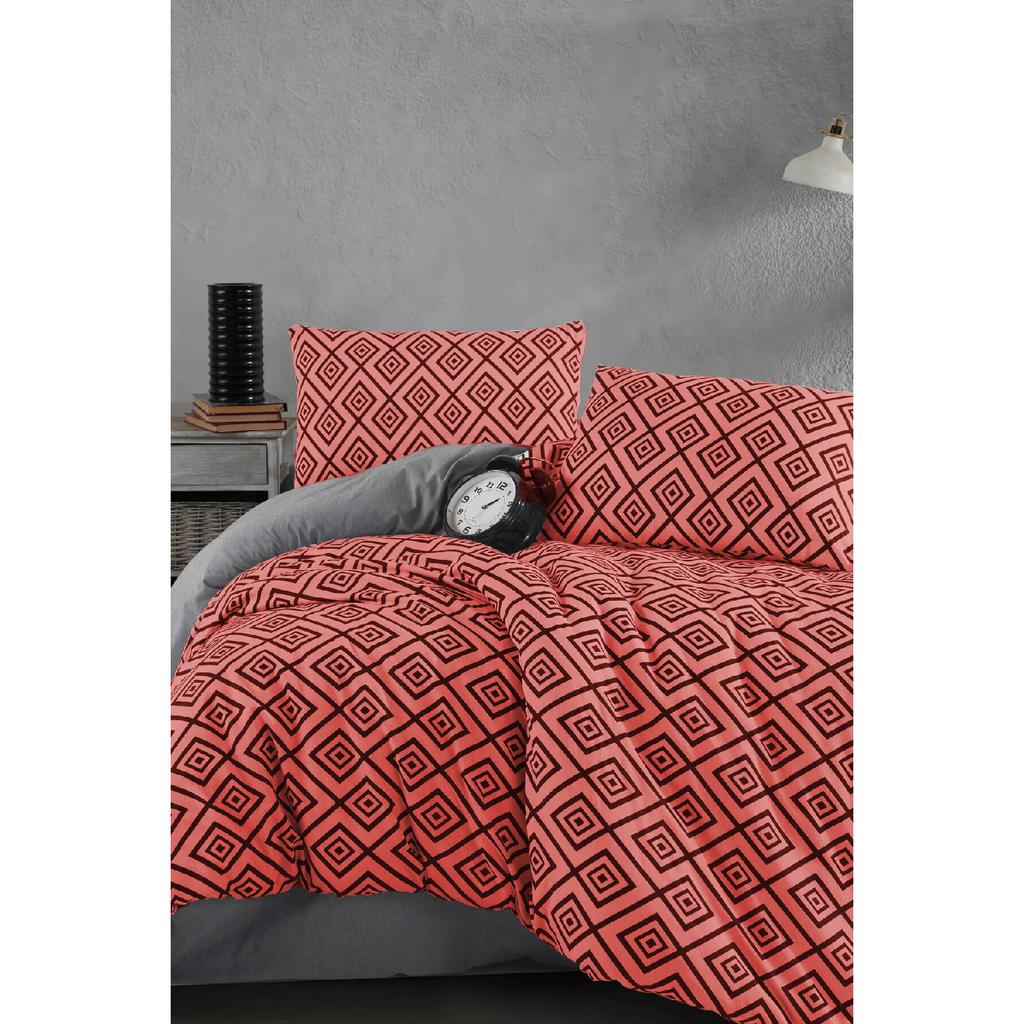 Комплект двухсторонних пододеяльников в клетку в клетку