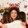 2026 Glitter Headband for New Years Eve Christmas Party Hair Accessory with Stars Festive Countdown Celebration Headwear