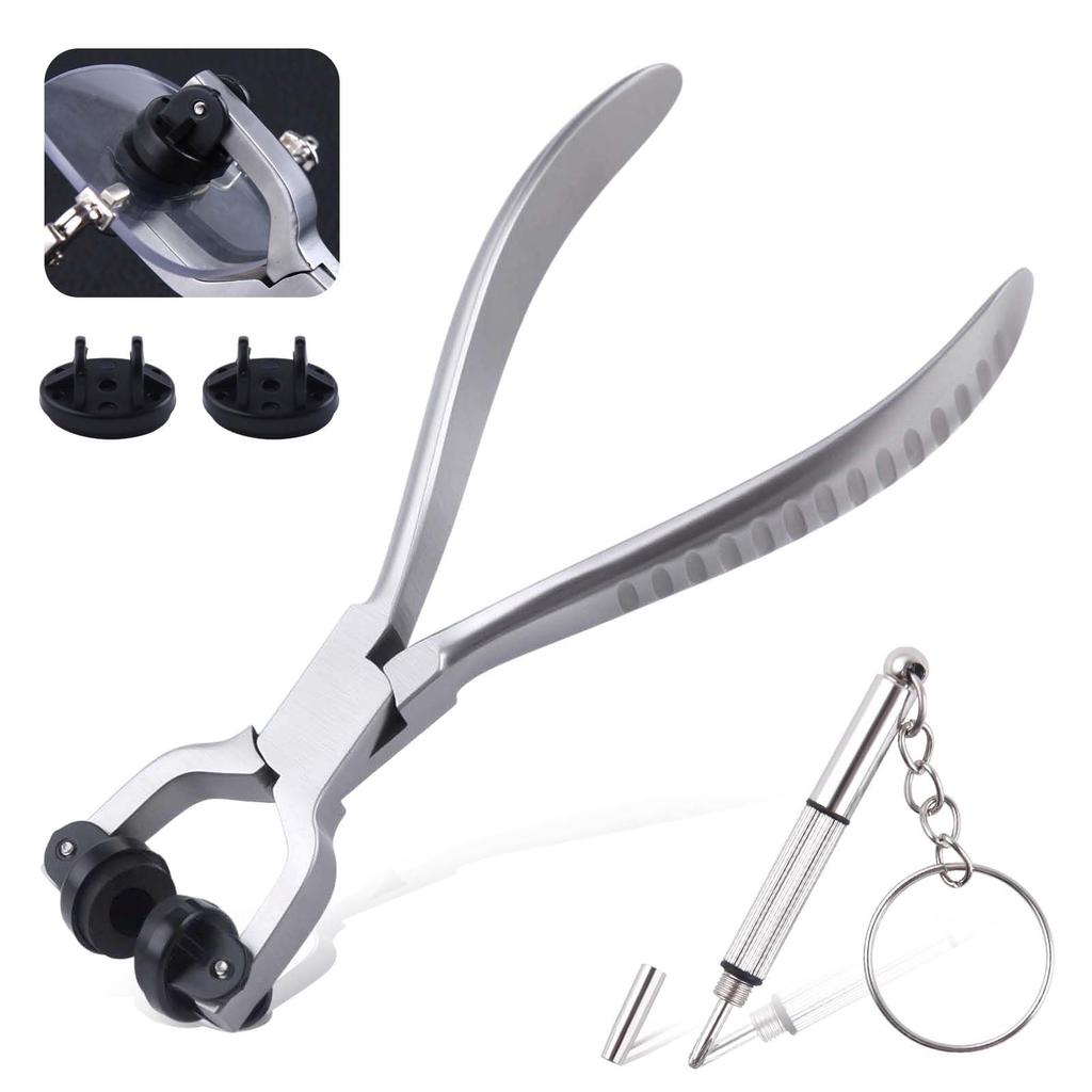 LEONTOOL Lens Astigmatism Axis Adjustment Tool Adjustable Lens Interchangeable Precision Screwdriver Stainless Professional Tool for Eyeglass and