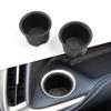 For Toyota Noah Voxy 90 Series 2025-2025 Dashboard Cup Holder Storage Box Shock-Absorbing Central Cup Tray TPE Tidying 2pcs