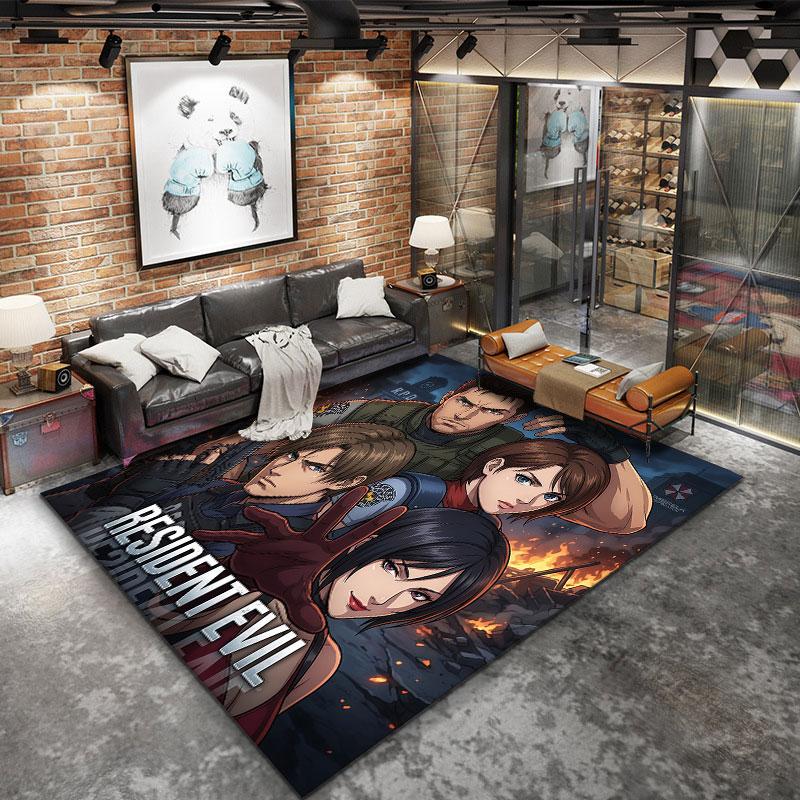 Resident Evil Carpet Rug For Living Room Bedroom Home Sofa Decoration Kids Play Nonslip Floor Mat