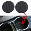 2Pcs Auto Car Vehicle Water Cup Bottle Holder Pad Non-Slip Silicone Round Mat
