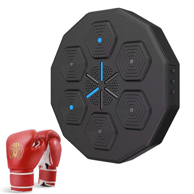 Home Smart Boxing Reaction Trainer Music Smart Fight Target Wall-Mounted Fitness Artifact Electronic Light Boxing