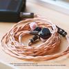 NICEHCK Fall IEM Upgrade Cable 18.6 AWG Dual-Layer Coaxial Ultra-Pure Single-Crystal Copper Wire Gold Plated OFC 2Pin 4.4mm Plug