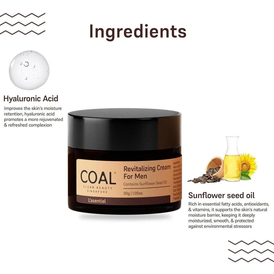Coal Clean Beauty Revitalizing Cream For All Skin Types 30gm