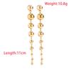 Punk Vintage Long Hanging Big Ball Pendant Drop Earrings for Women Classic Acrylic Bead Tassel Dangle Earrings Ear Jewelry Gift